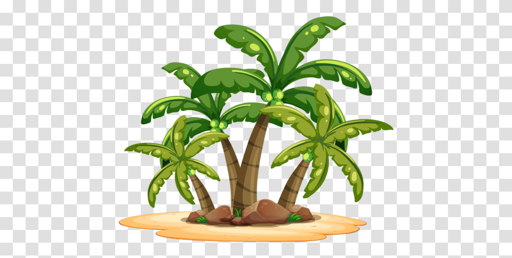600503 Cartoon Beach House Drawing, Plant, Tree, Palm Tree, Arecaceae Transparent Png