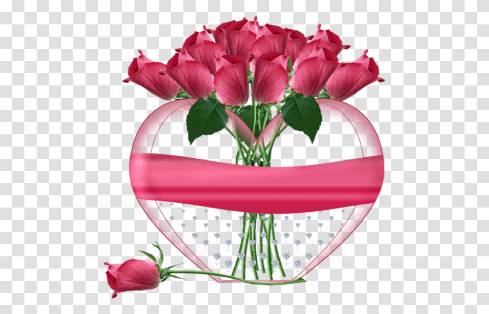 600608 Heart Wallpaper Flower Art Rose Bed, Plant, Blossom, Flower Arrangement, Flower Bouquet Transparent Png