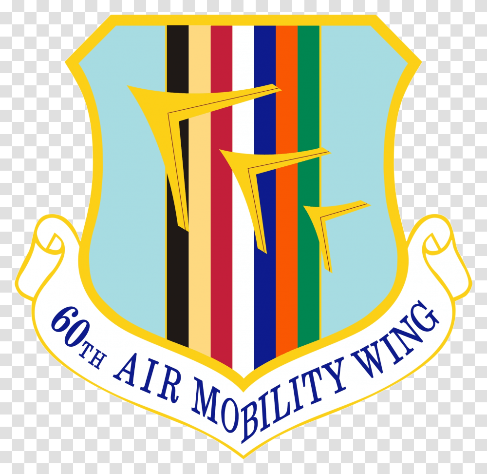 60th Air Mobility Wing David Grant Medical Center Logo, Armor, Emblem, Trademark Transparent Png