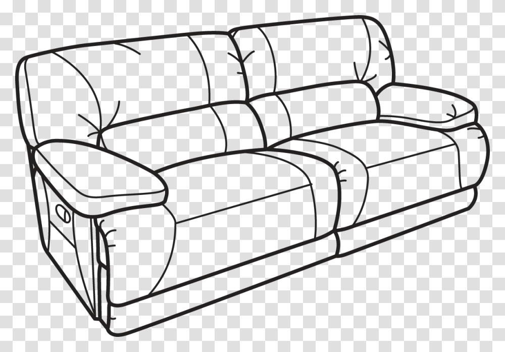 62p Studio Couch, Furniture, Cushion, Pillow, Silhouette Transparent Png