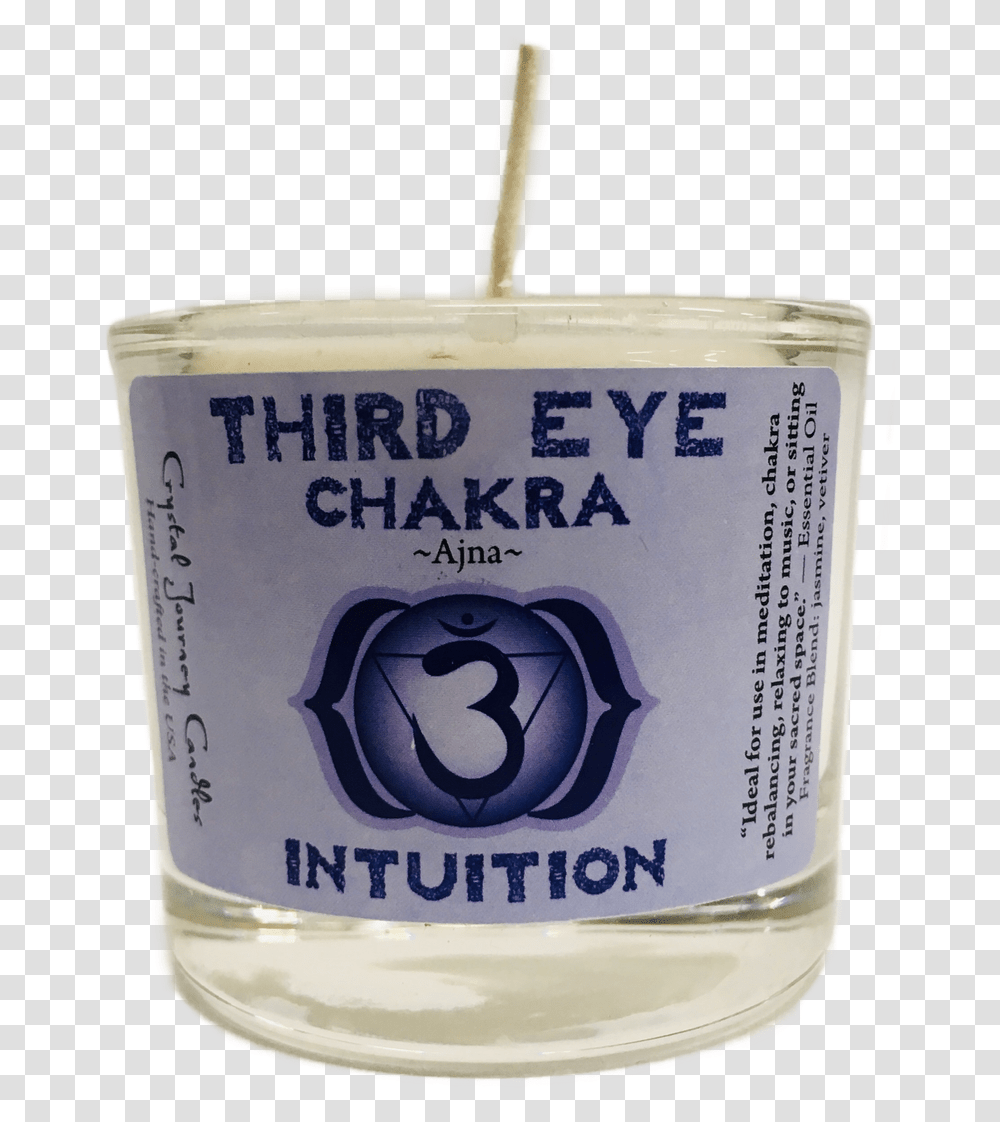 6th Chakra Third Eye Ajna To Find Your Inner Peace Candle, Birthday Cake, Dessert, Food, Tin Transparent Png