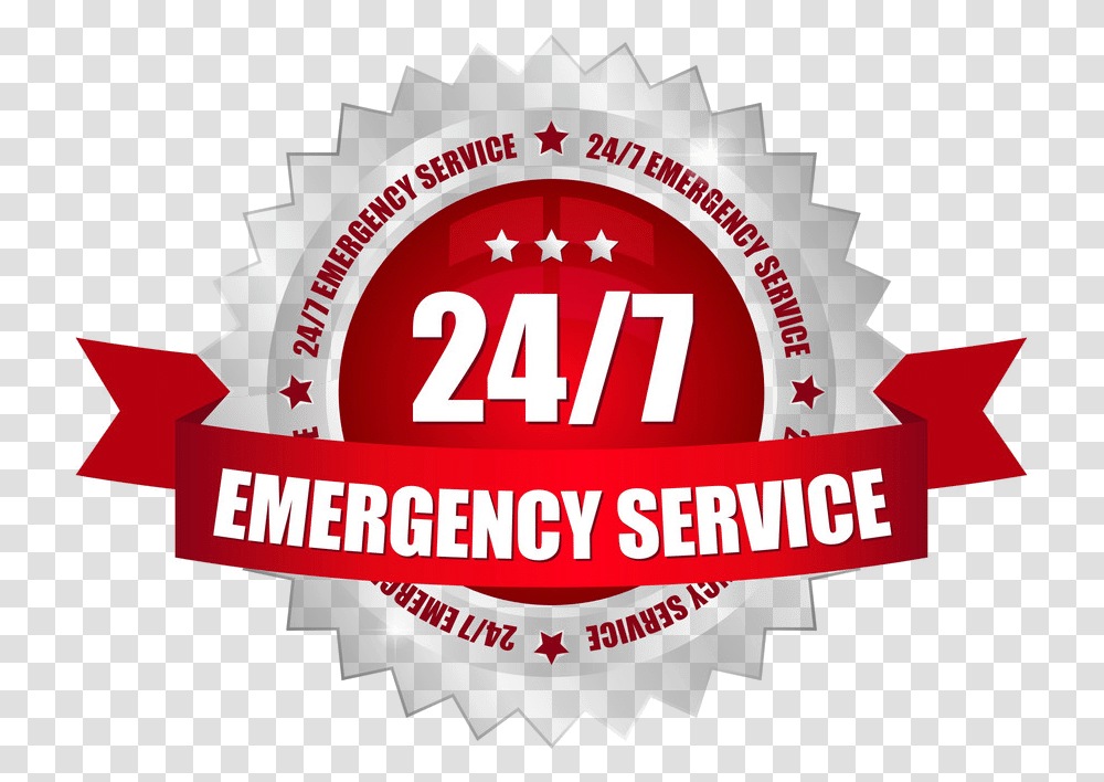 7 Emergency Locksmith 24 Hour Emergency Response, Label, Sticker, Advertisement Transparent Png