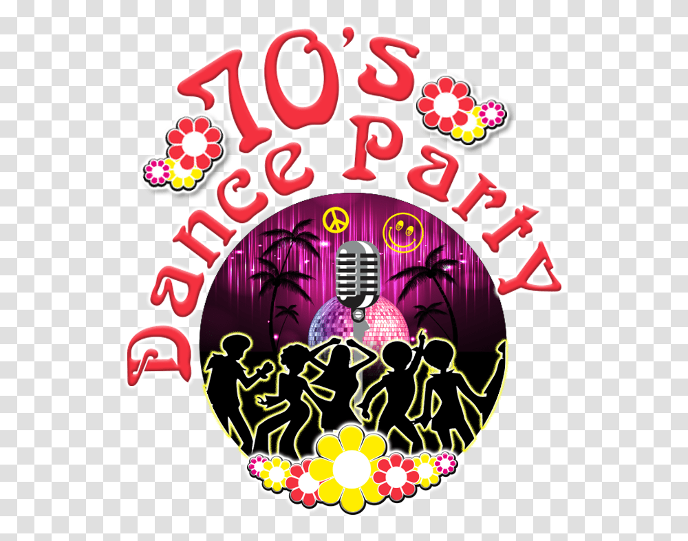 70s Dance Party Dance Party, Text, Leisure Activities, Graphics, Poster Transparent Png
