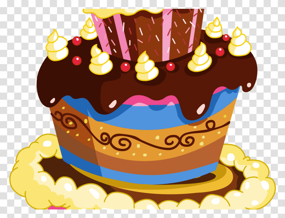 70th Birthday Cake Clipart Cake Happy Birthday, Dessert, Food, Cream, Icing Transparent Png