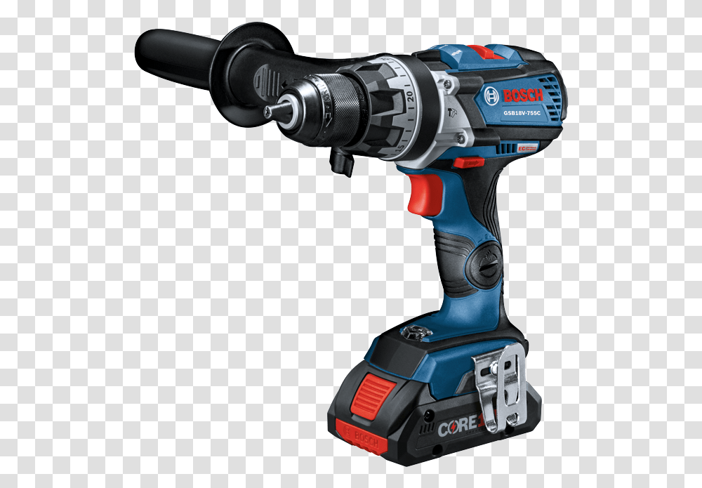 755c Overview 18v Ec Brushless Connected Ready Gsr18v, Power Drill, Tool Transparent Png