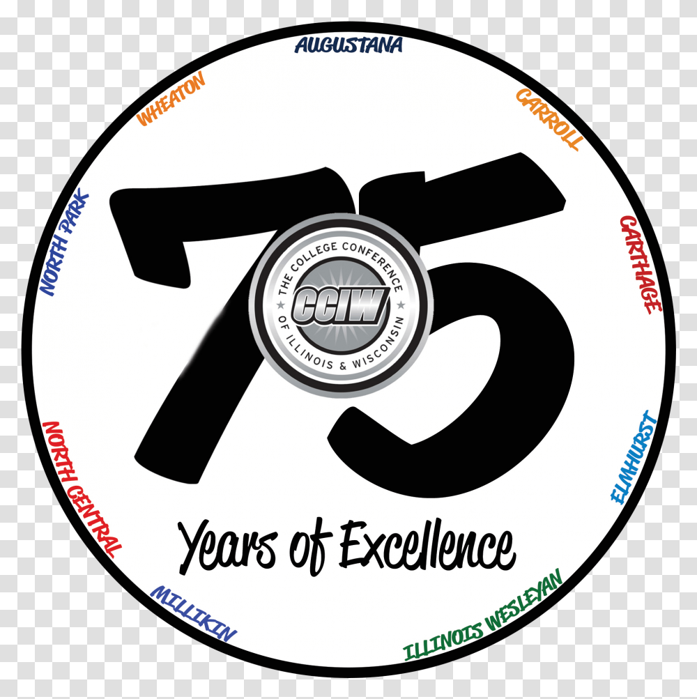 75th Anniversary Logo Library Cciw Dot, Label, Text, Symbol, Trademark Transparent Png