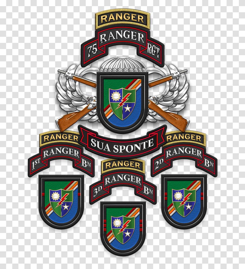 75th Ranger Regiment Ranger Army Logo, Emblem, Apparel Transparent Png