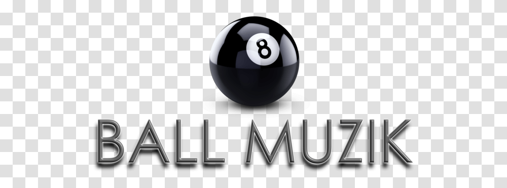 8 Ball Muzik Blackball Pool, Sphere, Number Transparent Png