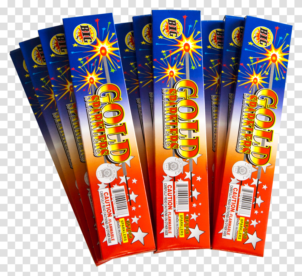 8 Bamboo Gold Sparklers Illustration, Food, Candy, Gum Transparent Png