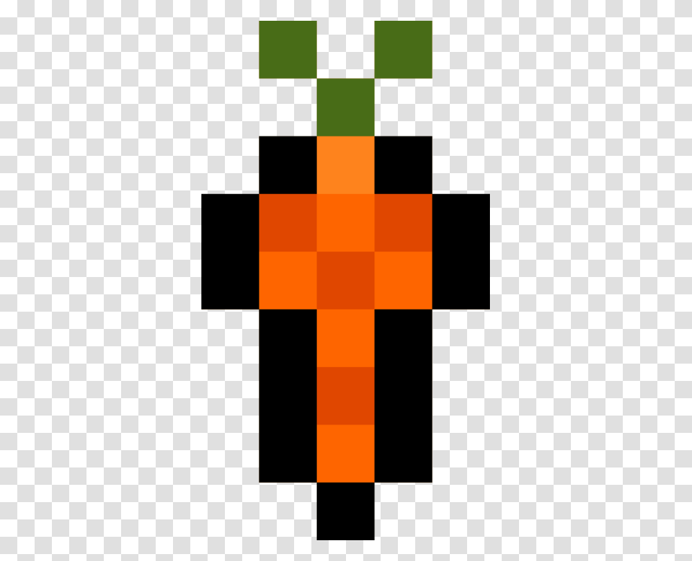 8 Bit Clipart Small Pixel Art Carrot, Logo, Trademark, Minecraft Transparent Png