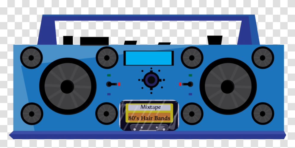 80 S Boombox Clipart Retro Props, Electronics, Stereo, Gauge, GPS Transparent Png