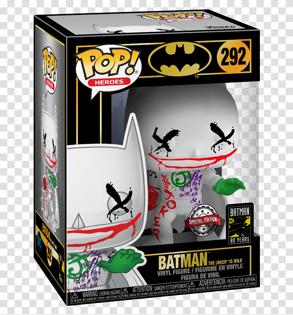 80th Anniversary Batman Pop, Bird, Animal, Helmet Transparent Png
