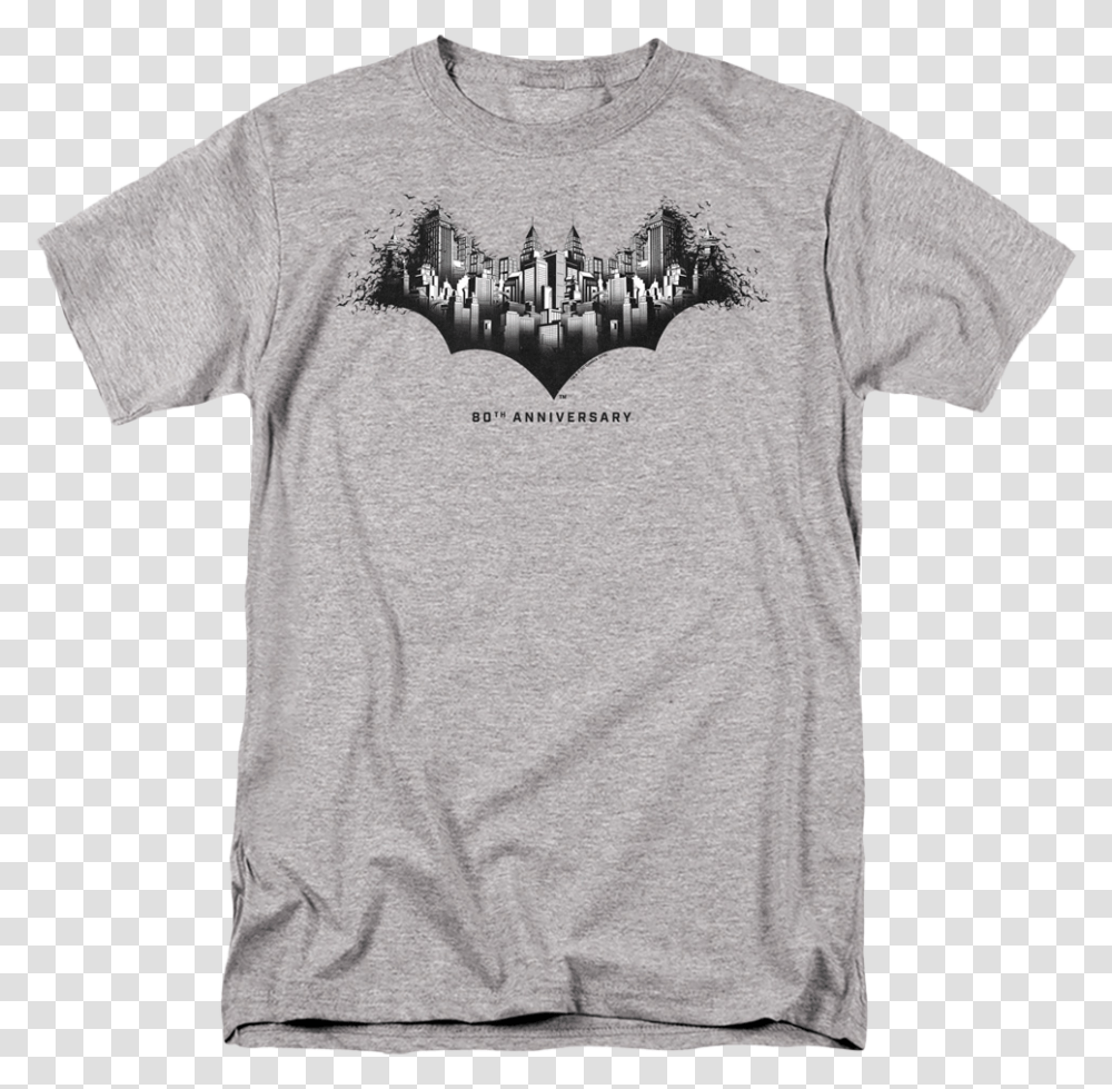 80th Anniversary Batman T Shirt Retro Motorcycle T Shirt, Apparel, T-Shirt, Sleeve Transparent Png