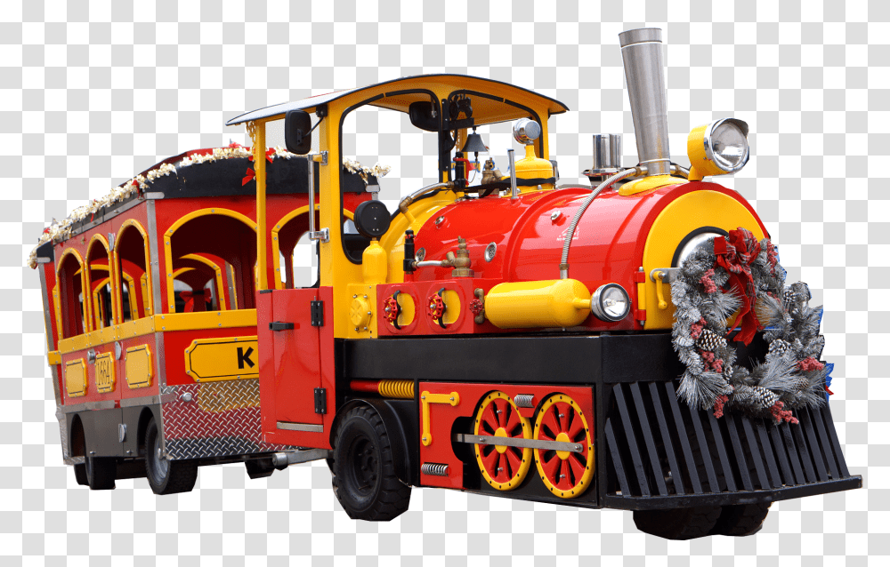 833 4386 Amj Spe Kiddie Train, Fire Truck, Vehicle, Transportation, Locomotive Transparent Png