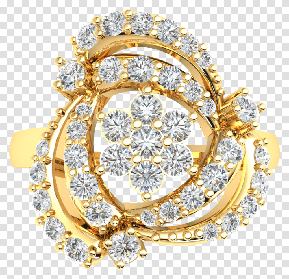 8carat Round Brilliant Cut Diamond Cluster Engagement Diamond, Accessories, Accessory, Gemstone, Jewelry Transparent Png