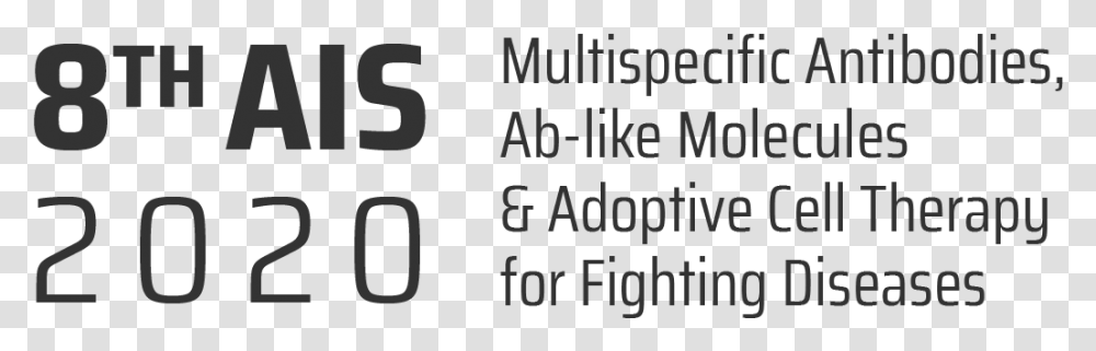 8th Antibody Industrial Symposium Black And White, Number, Alphabet Transparent Png