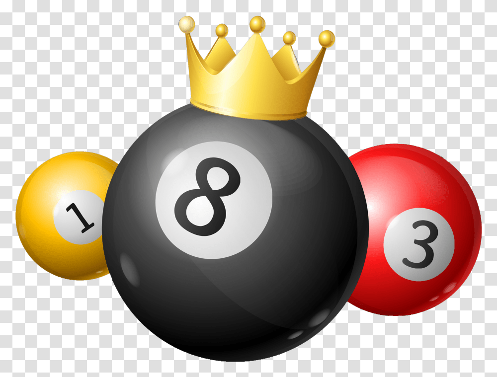 9 Ball 8 Ball Pool, Number, Crown Transparent Png