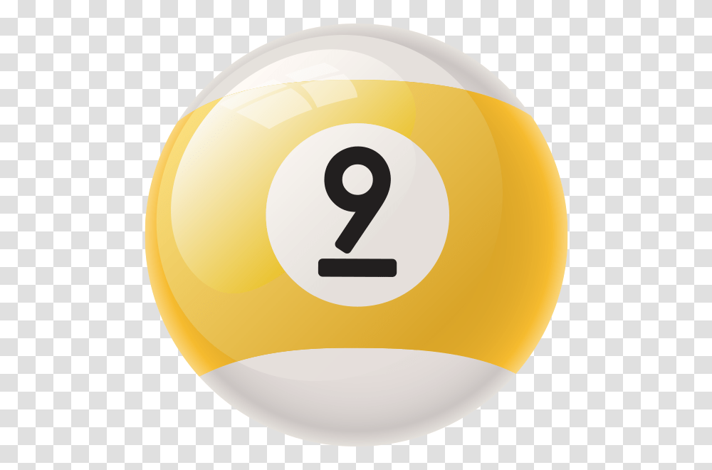 9 Ball 9 Ball Pool, Number, Sphere Transparent Png
