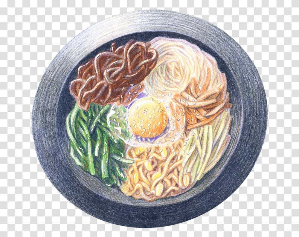 90 Colored Pencil Cup Noodles, Dish, Meal, Food, Platter Transparent Png