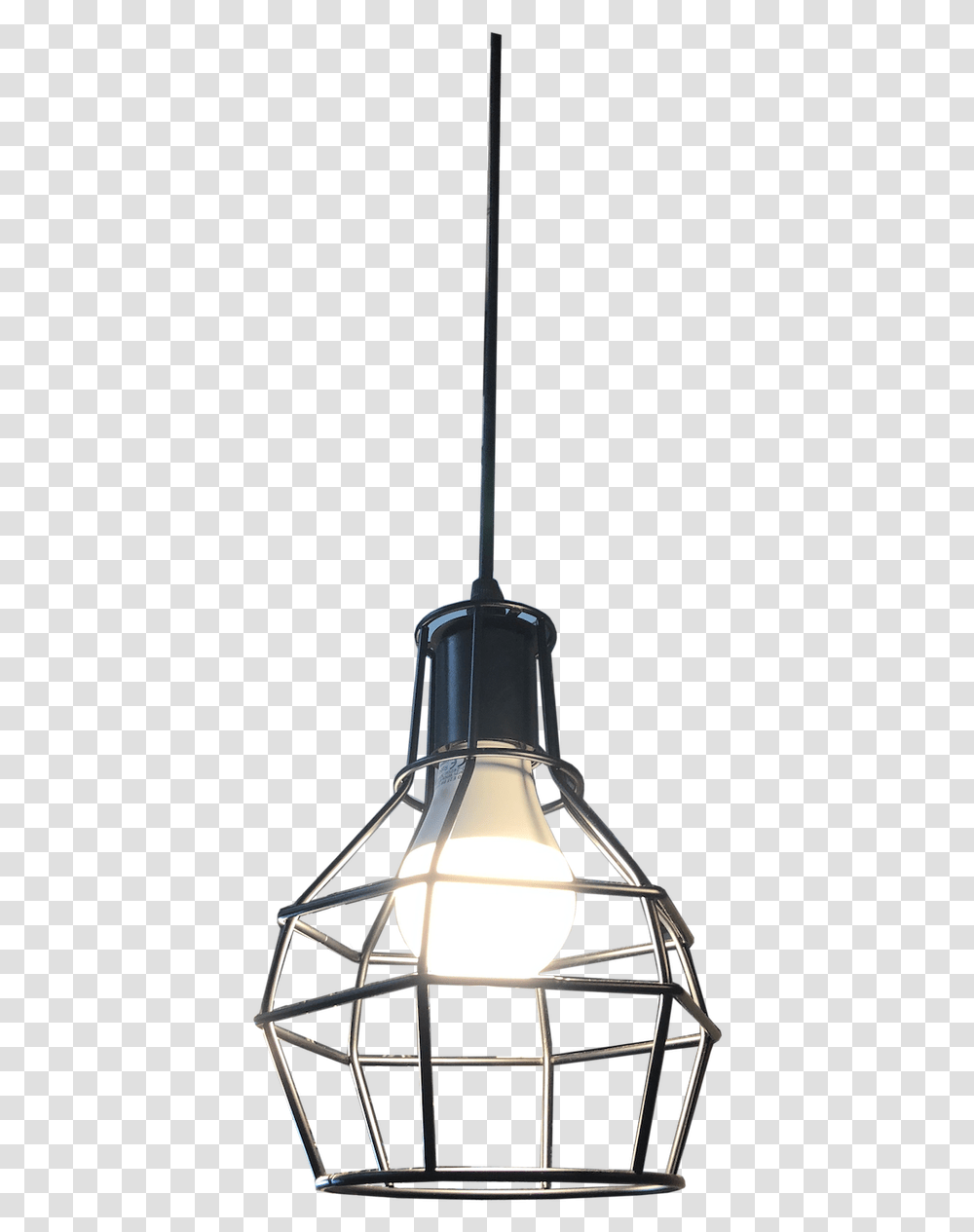 Black E27 Pendant Lamp Ceiling Fixture, Light, Lightbulb, Light Fixture Transparent Png