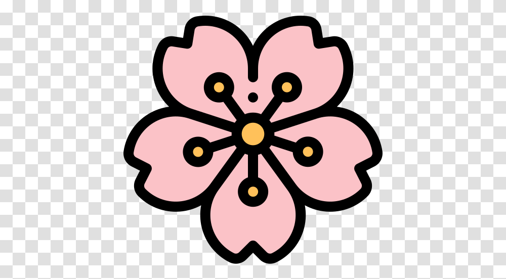 904 Free Vector Icons Of Flower In Flor De Sakura Icone, Floral Design, Pattern, Graphics, Art Transparent Png