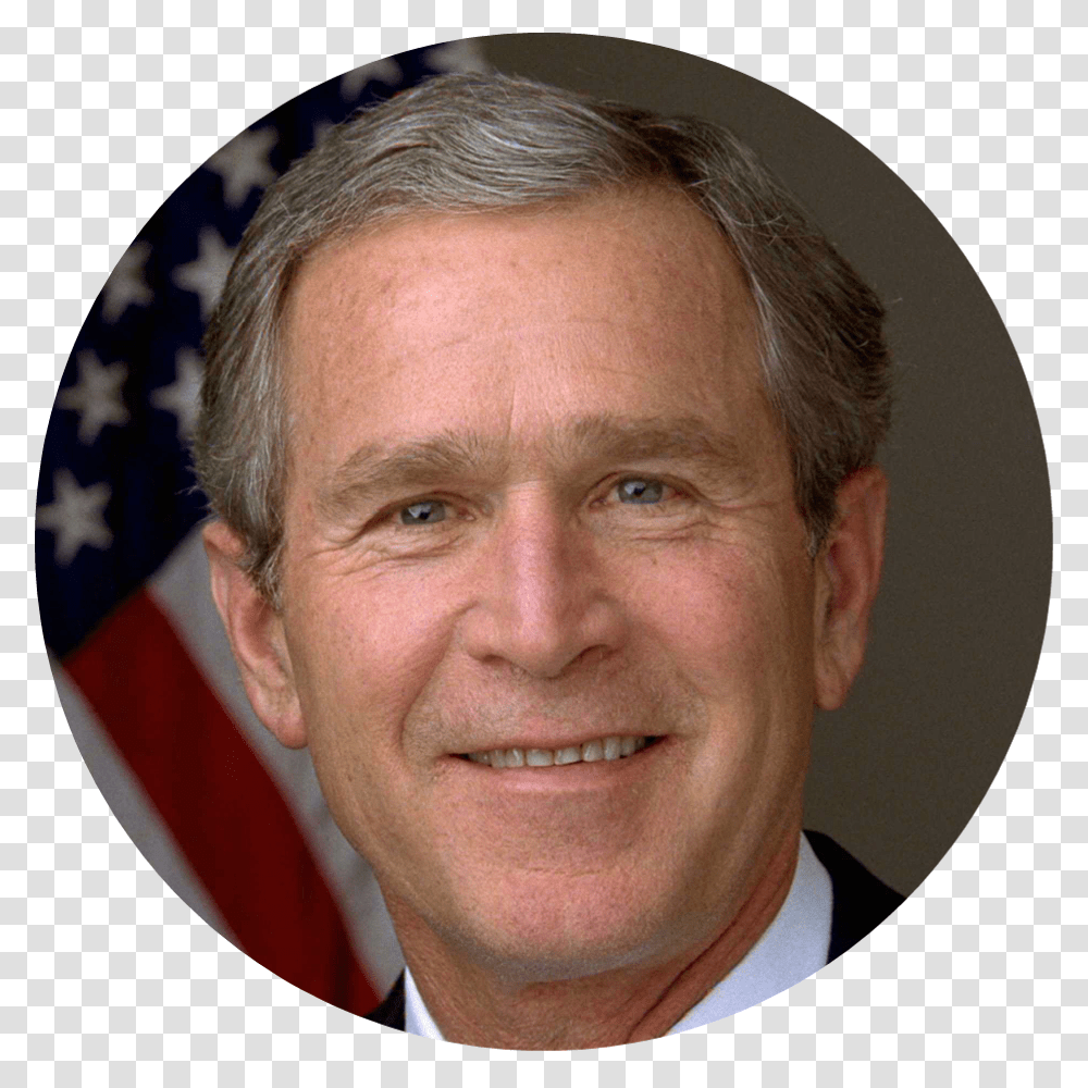 90s George W Bush, Head, Face, Person, Attorney Transparent Png