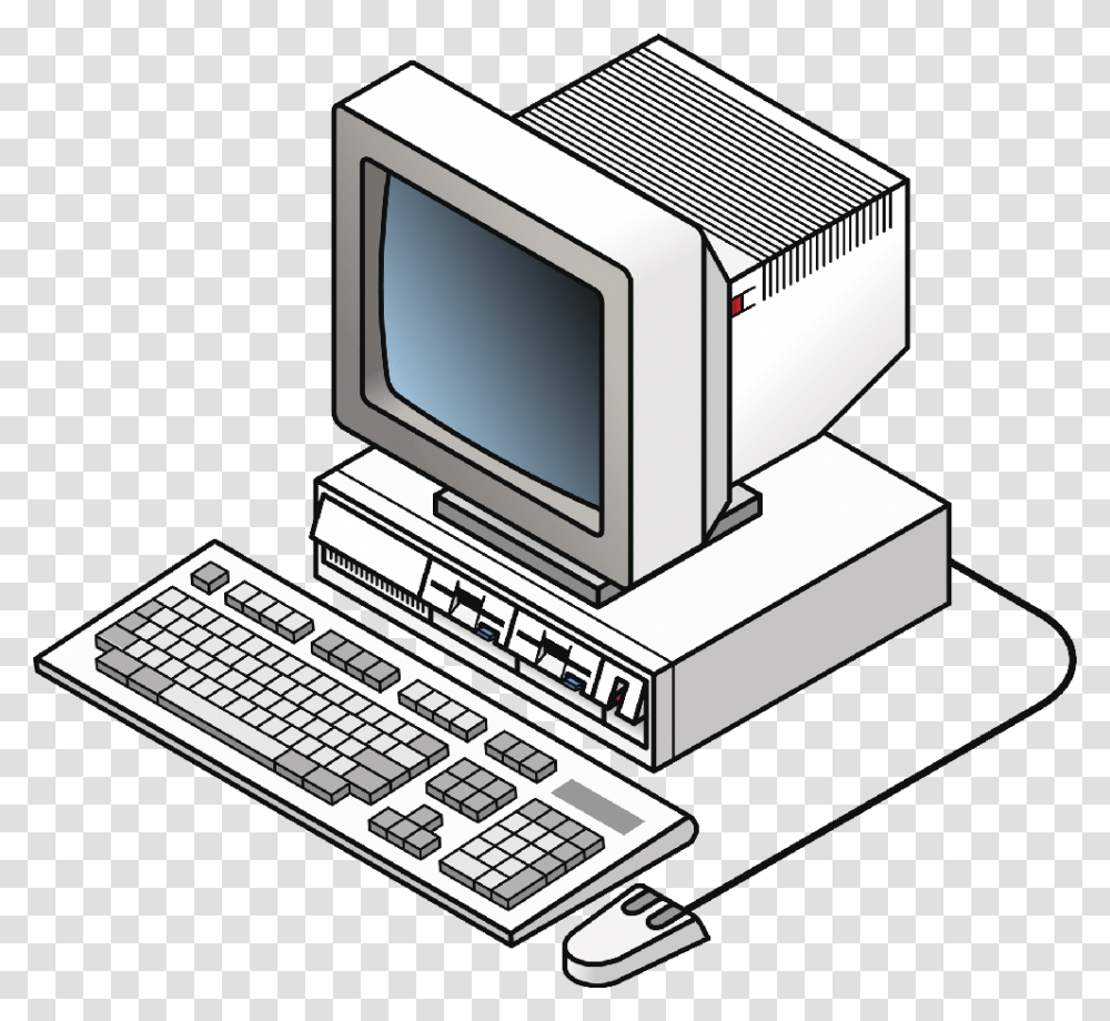90s Horizontal Pc, Computer, Electronics, Desktop, Computer Hardware Transparent Png