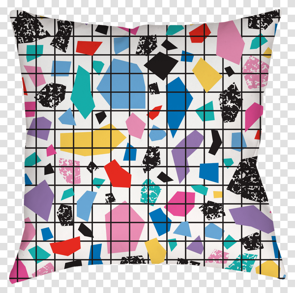 90s Pattern Cushion, Pillow, Rug, Game Transparent Png