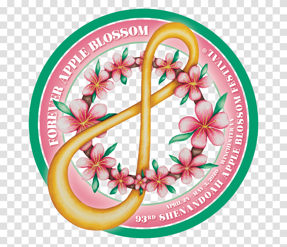93rd Theme Logo Shenandoah Apple Blossom Festival, Flower, Plant Transparent Png