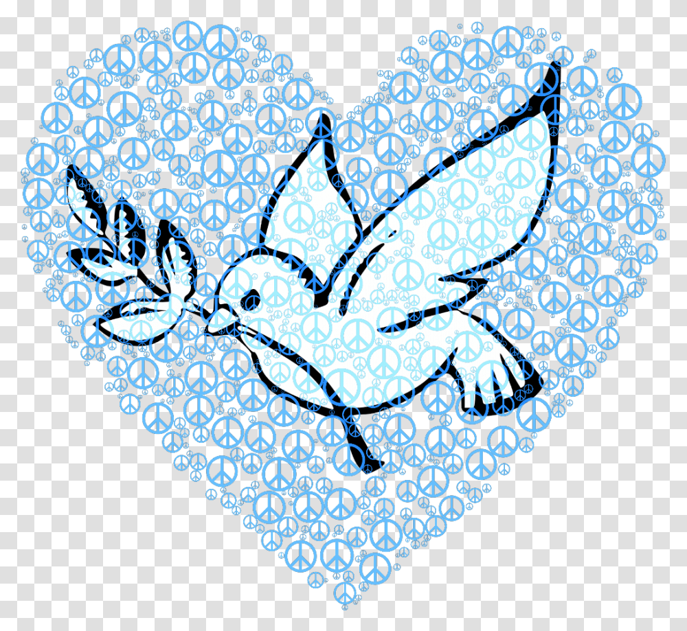 99th Place Black And White Doves, Pattern, Doodle, Drawing Transparent Png