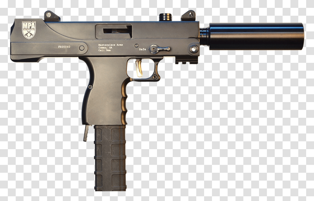 9mm Masterpiece Arms, Gun, Weapon, Weaponry, Handgun Transparent Png
