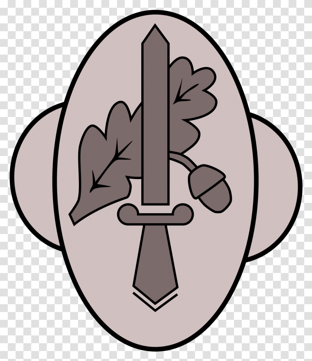 9th Army Wehrmacht Insignia, Stencil, Weapon Transparent Png