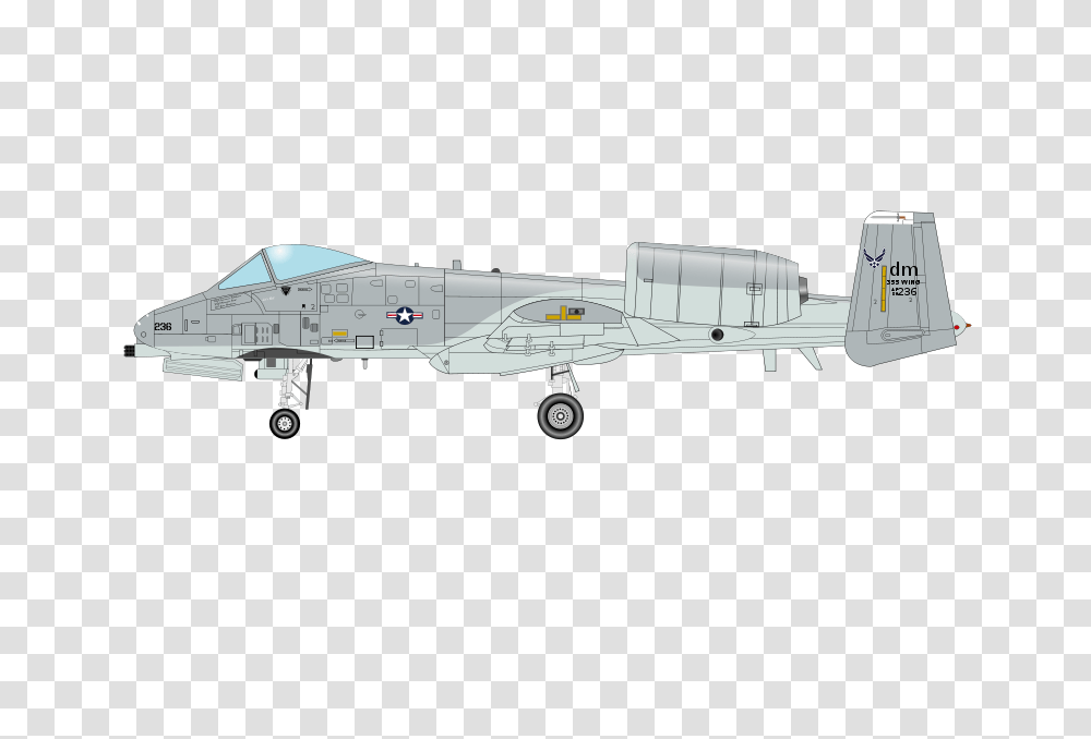 A 10 THUNDERBOLT, Transport, Airplane, Aircraft, Vehicle Transparent Png