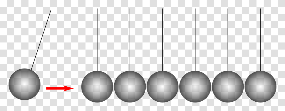 A Ball Moving In Has Kinetic Energy Which It Passes Moving Balls Kinetic Energy, Sphere, Pattern, Ornament, Lighting Transparent Png