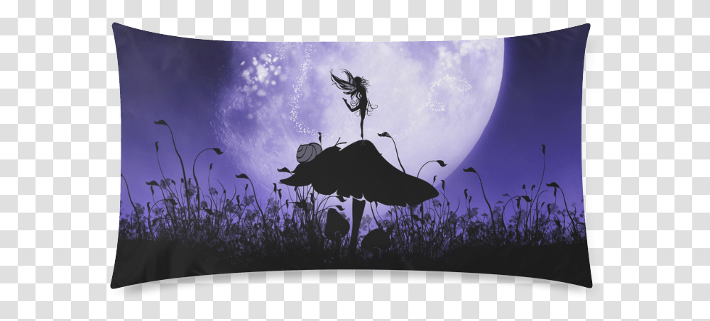A Beautiful Fairy Dancing On A Mushroom Silhouette Reindeer, Bird, Animal, Insect, Invertebrate Transparent Png