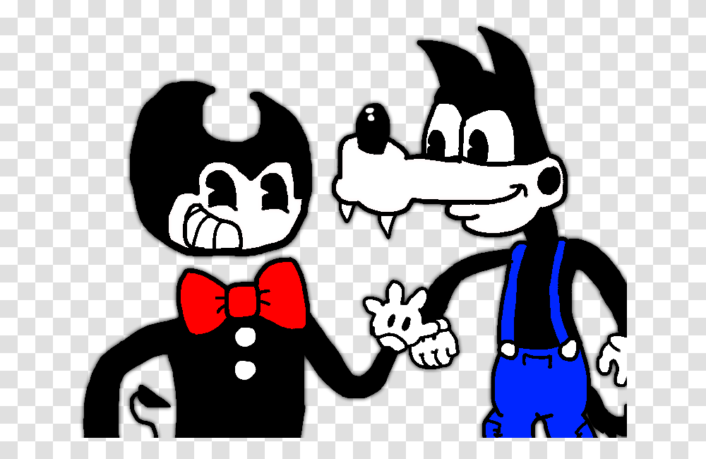 A Bendy Cartoon Reboot By, Stencil, Tie, Accessories, Accessory Transparent Png