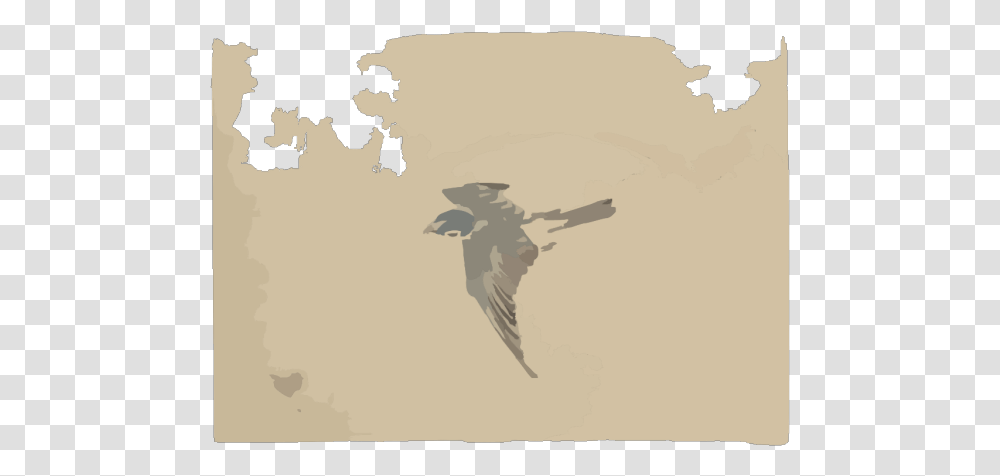 A Bird Flying To The Left Seen From Above Svg Clip Seabird, Art, Animal, Soil, Drawing Transparent Png