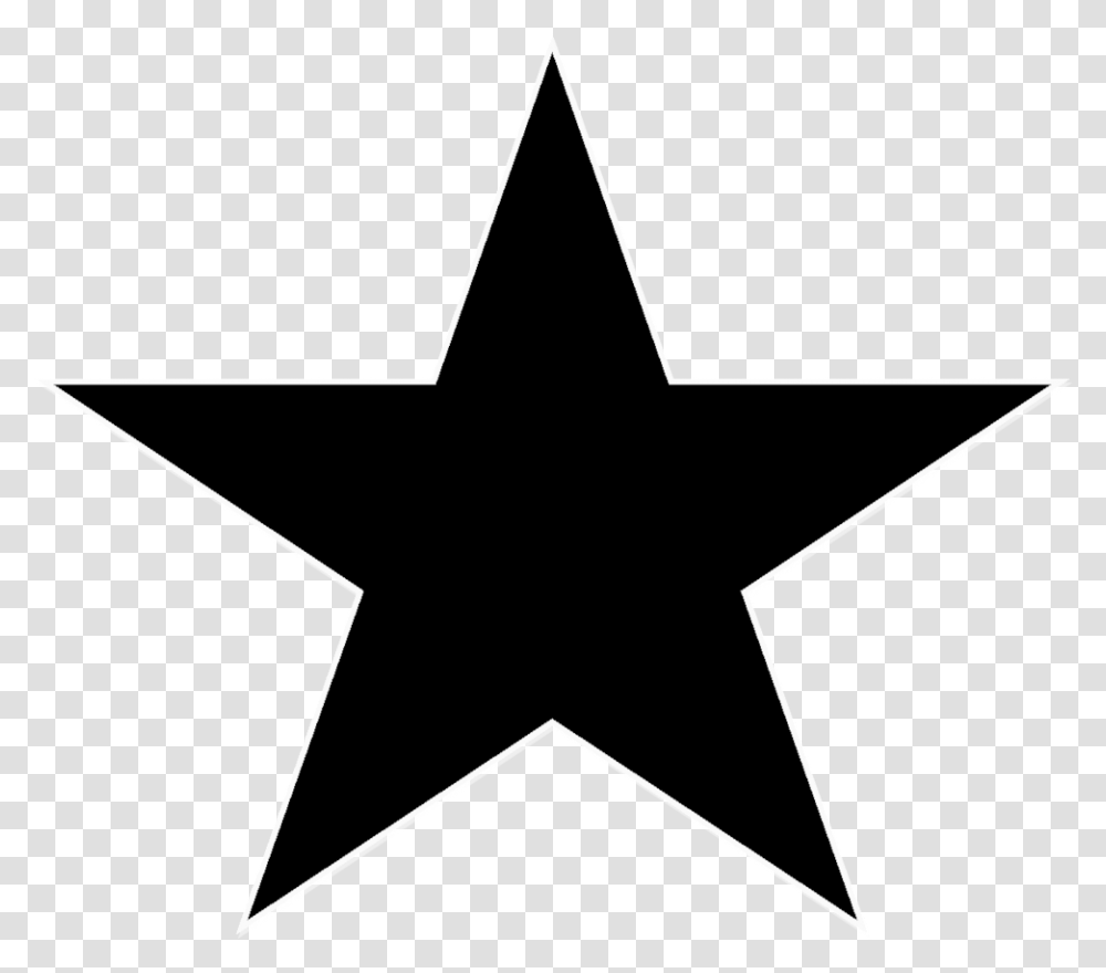 A Black Star, Star Symbol, Bow Transparent Png