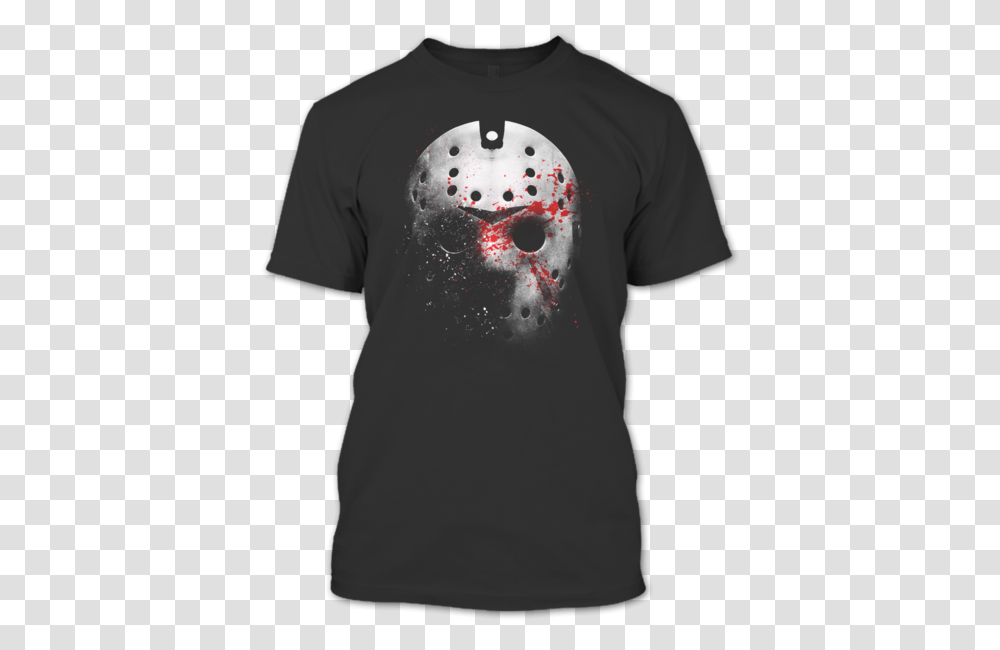A Black T Shirt With The Shopify Logo Iphone 8 Jason Voorhees Case, Apparel, T-Shirt, Sleeve Transparent Png