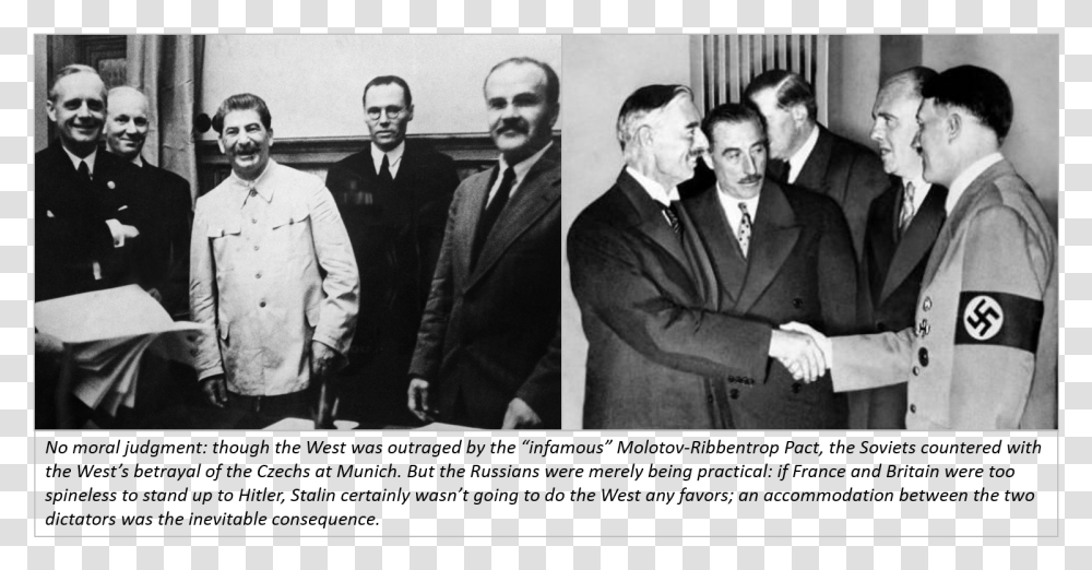 A Blind Eye To Munich And Their Own Rebuff Of Soviet Joseph Kennedy Adolf Hitler, Tie, Person, Suit Transparent Png