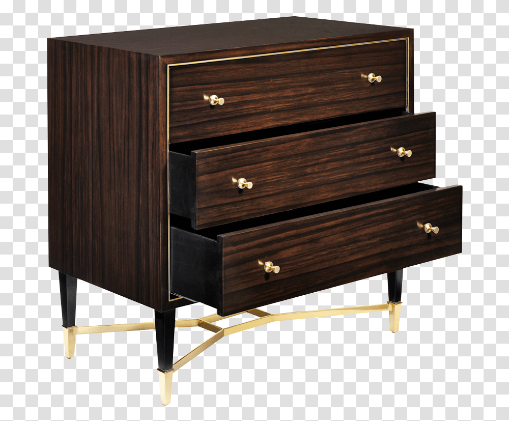 A Bowlike Brass Base Distinguishes The Georgia Chest, Furniture, Drawer, Dresser, Cabinet Transparent Png