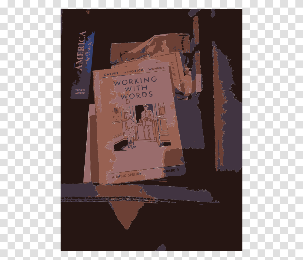 A Box Of Books In The Public Domajn, Education, Person, Indoors Transparent Png