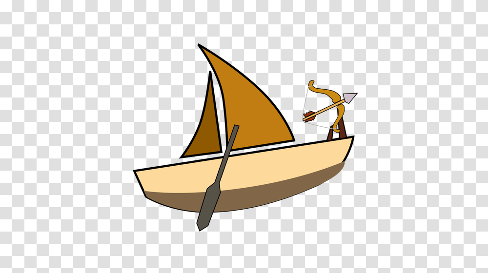 A Brown Boat, Vehicle, Transportation, Watercraft, Vessel Transparent Png