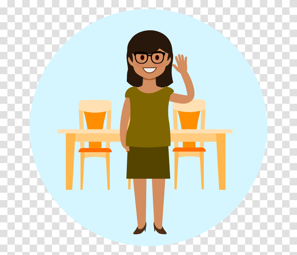 A Business Phone Service For Sally S Small Office, Standing, Person, Sitting, Female Transparent Png