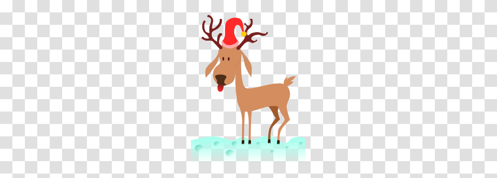 A Cartoon Reindeer Clip Art, Animal, Mammal, Wildlife, Donkey Transparent Png