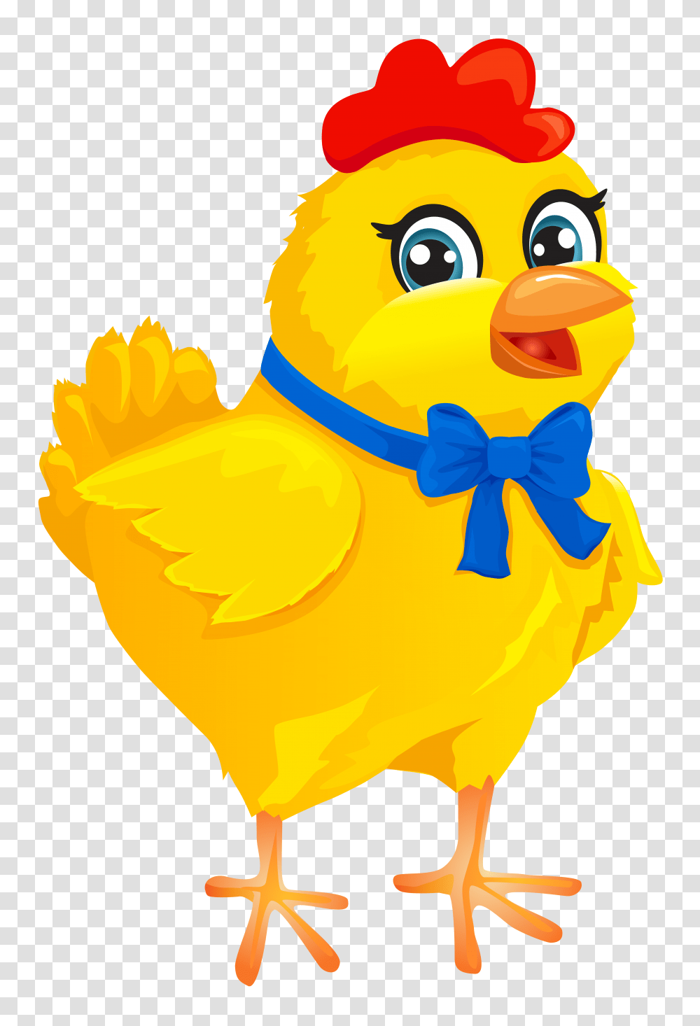 A Cartoon Yellow Easter Chick Baby Chicken Bird Images, Animal, Fowl, Poultry Transparent Png