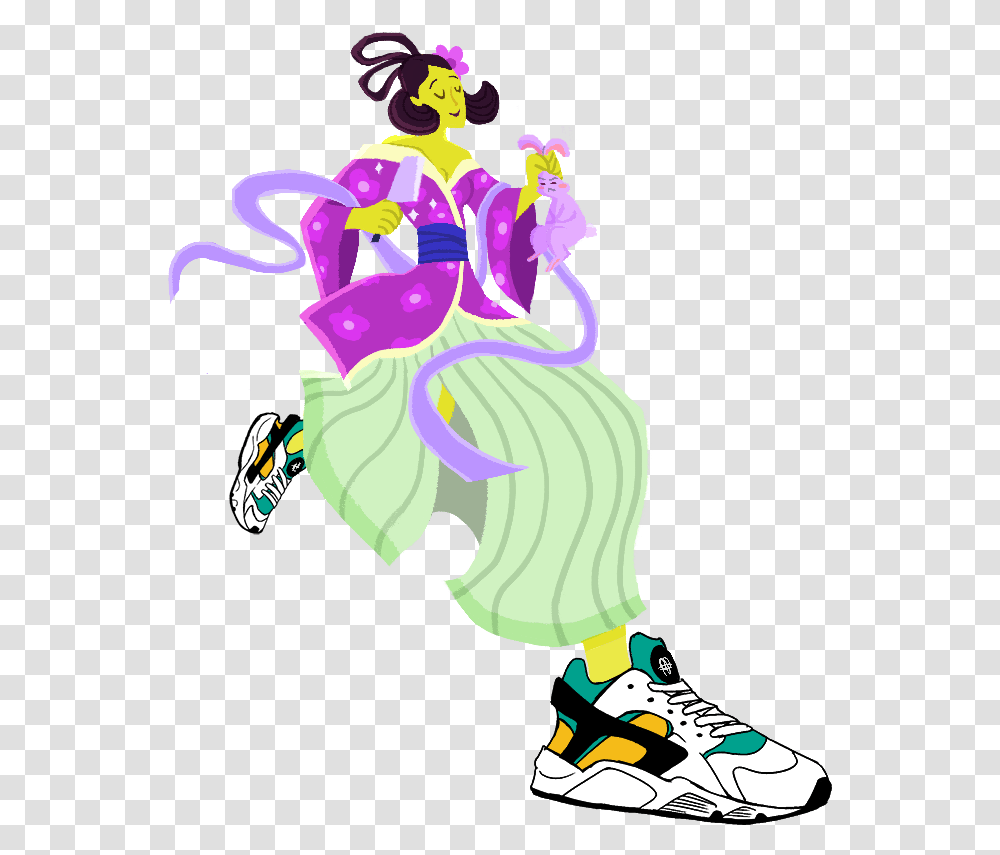 A Character Still From Our Huarache Animation Done Cartoon, Shoe, Footwear, Apparel Transparent Png