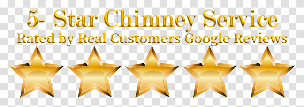 A Chimney Keeper 5 Star Ranking Illustration, Star Symbol, Gold Transparent Png