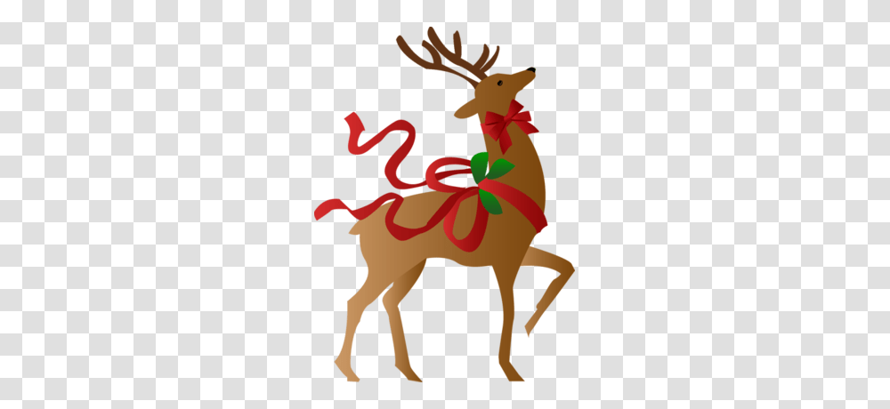 A Christmas Reindeer Christmaswinterholiday Decorations, Animal, Mammal, Poster, Crowd Transparent Png