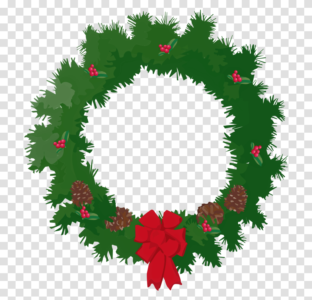 A Christmas Wreath, Bird, Animal Transparent Png